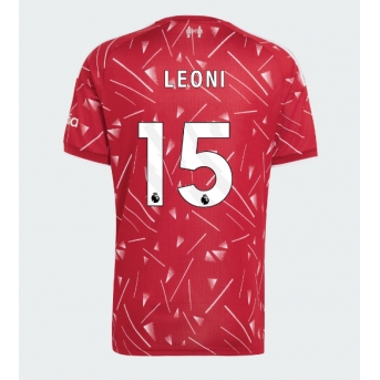 Liverpool Giovanni Leoni #15 Maglia Gara Casa Repliche 2026-27 Maniche Corte